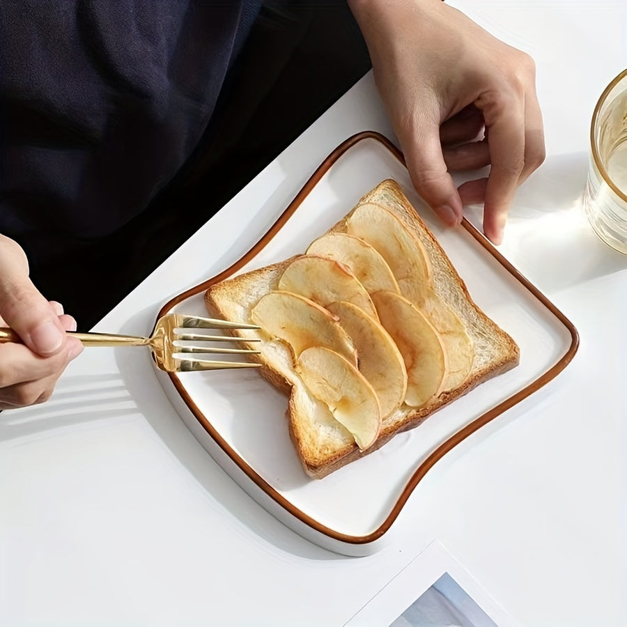 Handmade Ceramic Breakfast Plate