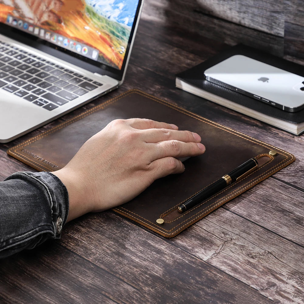 Prestige Genuine Leather Mouse Pad