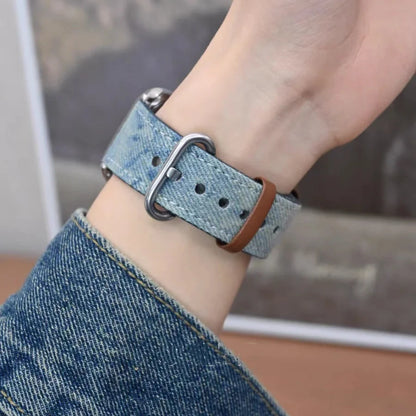 Vintage Denim Apple Watch Strap