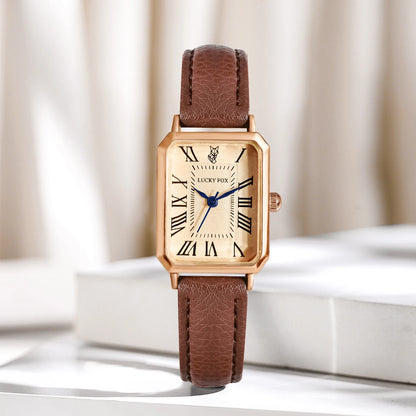 Classic Heritage Leather Strap Watch