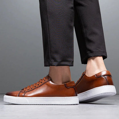 Strada Lusso Leather Sneakers