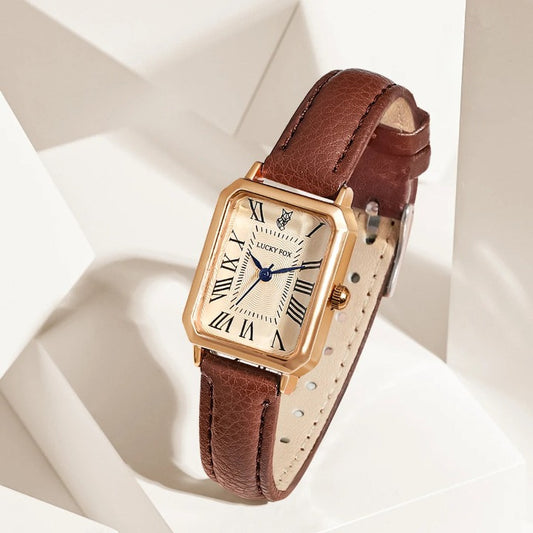 Classic Heritage Leather Strap Watch