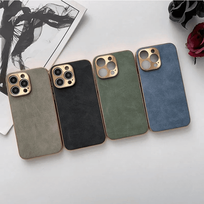 Royal Suede iPhone Case