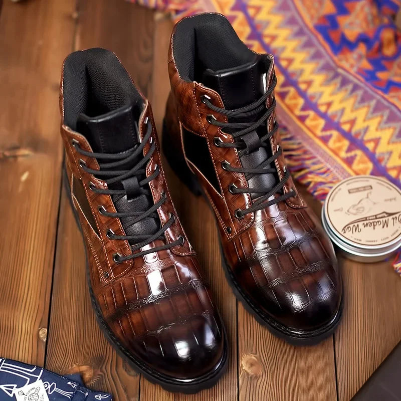 Austin Genuine Leather Boots