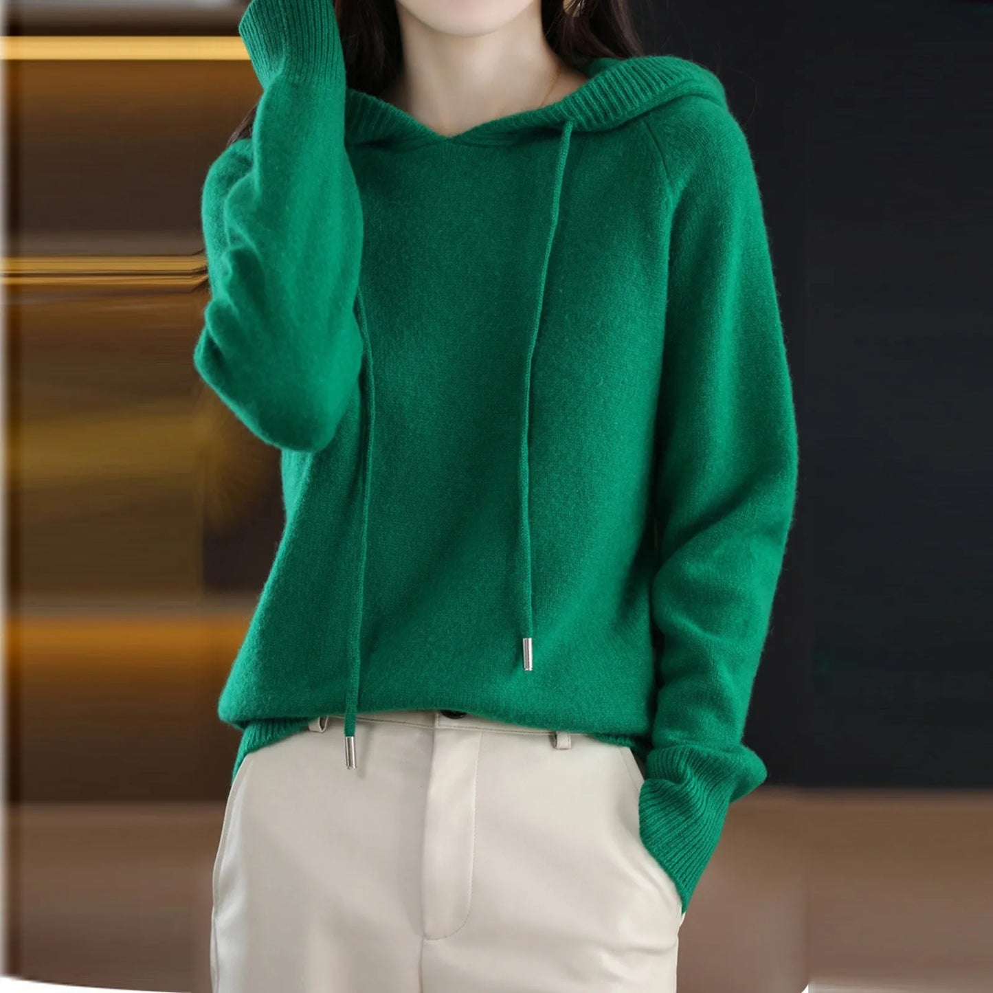 Amelia Soft Knit Hoodie