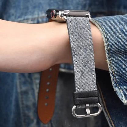 Vintage Denim Apple Watch Strap