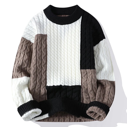 Patchwork Casual Sweater