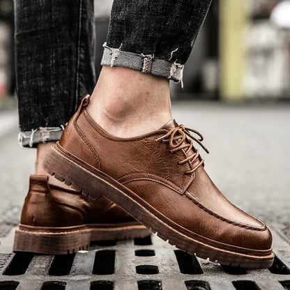 Timeless Genuine Leather Derbies