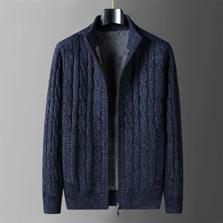 Kings Zip-Front Cardigan