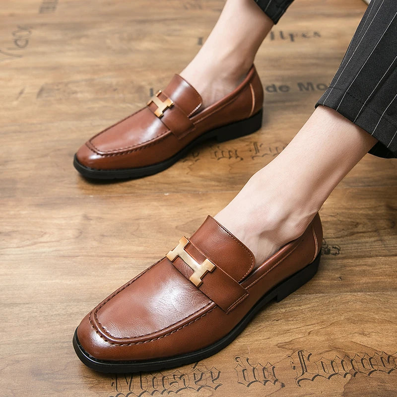 Hugo Prestige Leather Loafers