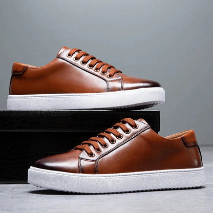 Strada Lusso Leather Sneakers