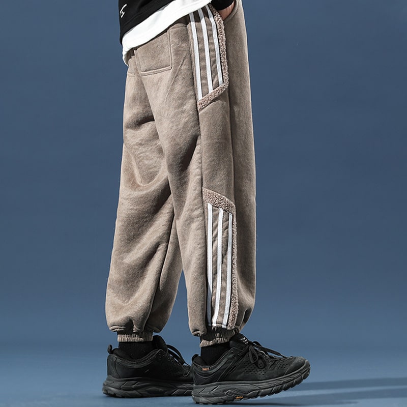 Alpine Sherpa Striped Joggers