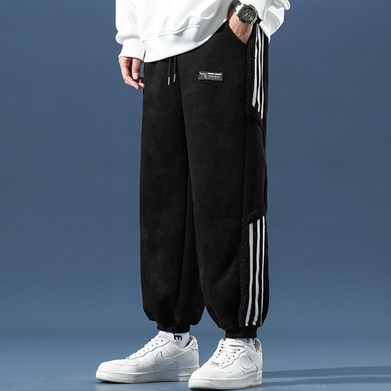 Alpine Sherpa Striped Joggers